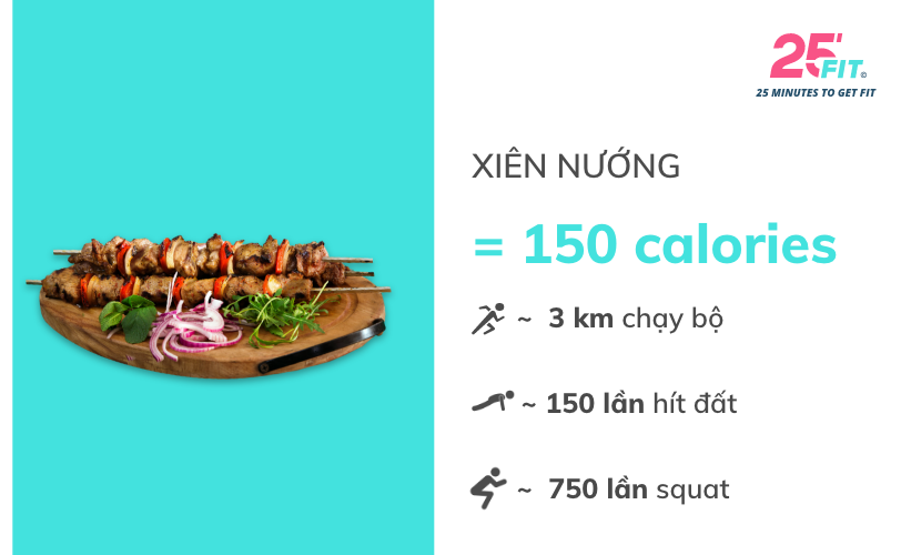 calories xien nuong