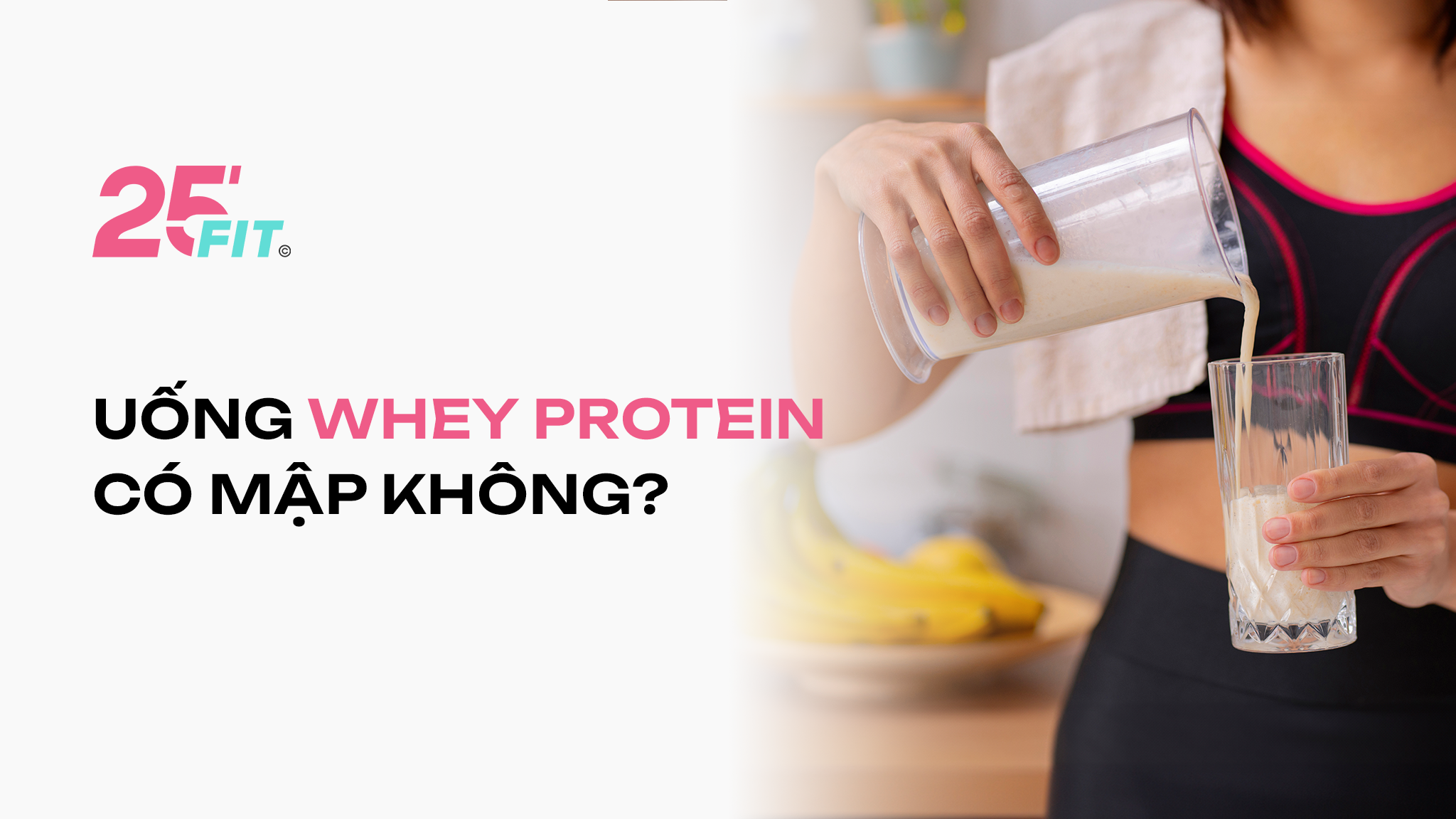 Uống whey protein có mập không?