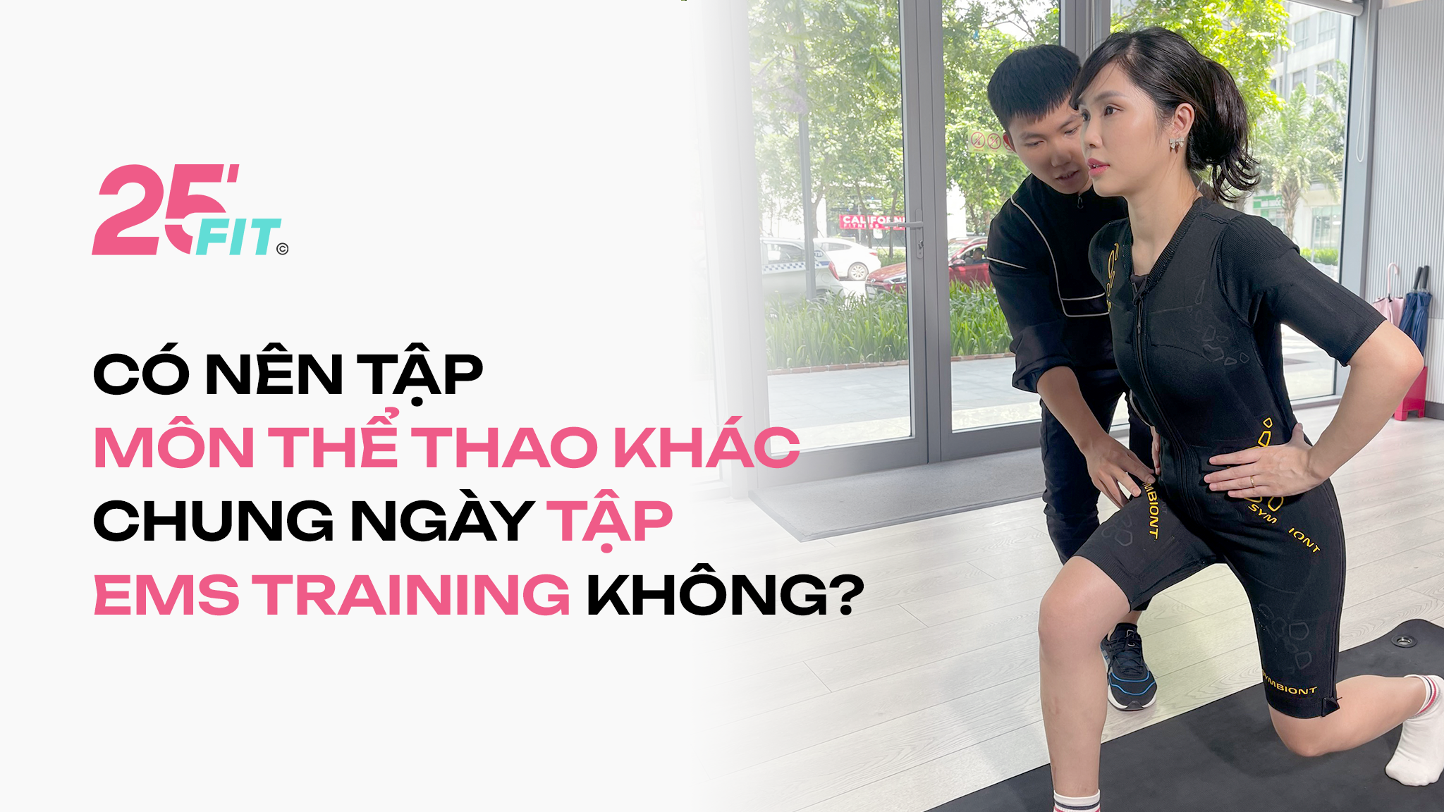 Có nên tập môn thể thao khác chung ngày tập EMS Training không?