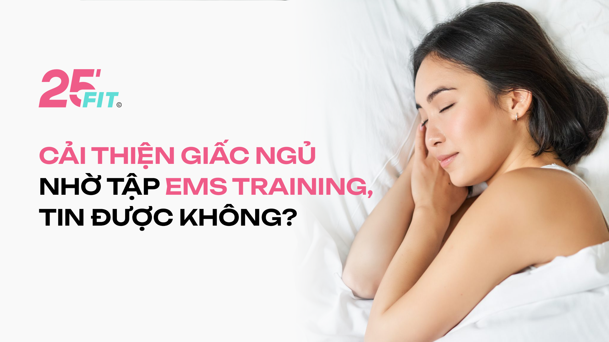 Cải thiện giấc ngủ nhờ tập EMS Training, tin được không?