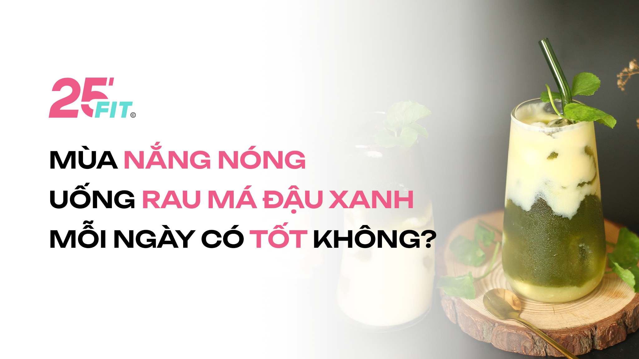 Mùa nắng nóng uống rau má đậu xanh mỗi ngày có tốt không?