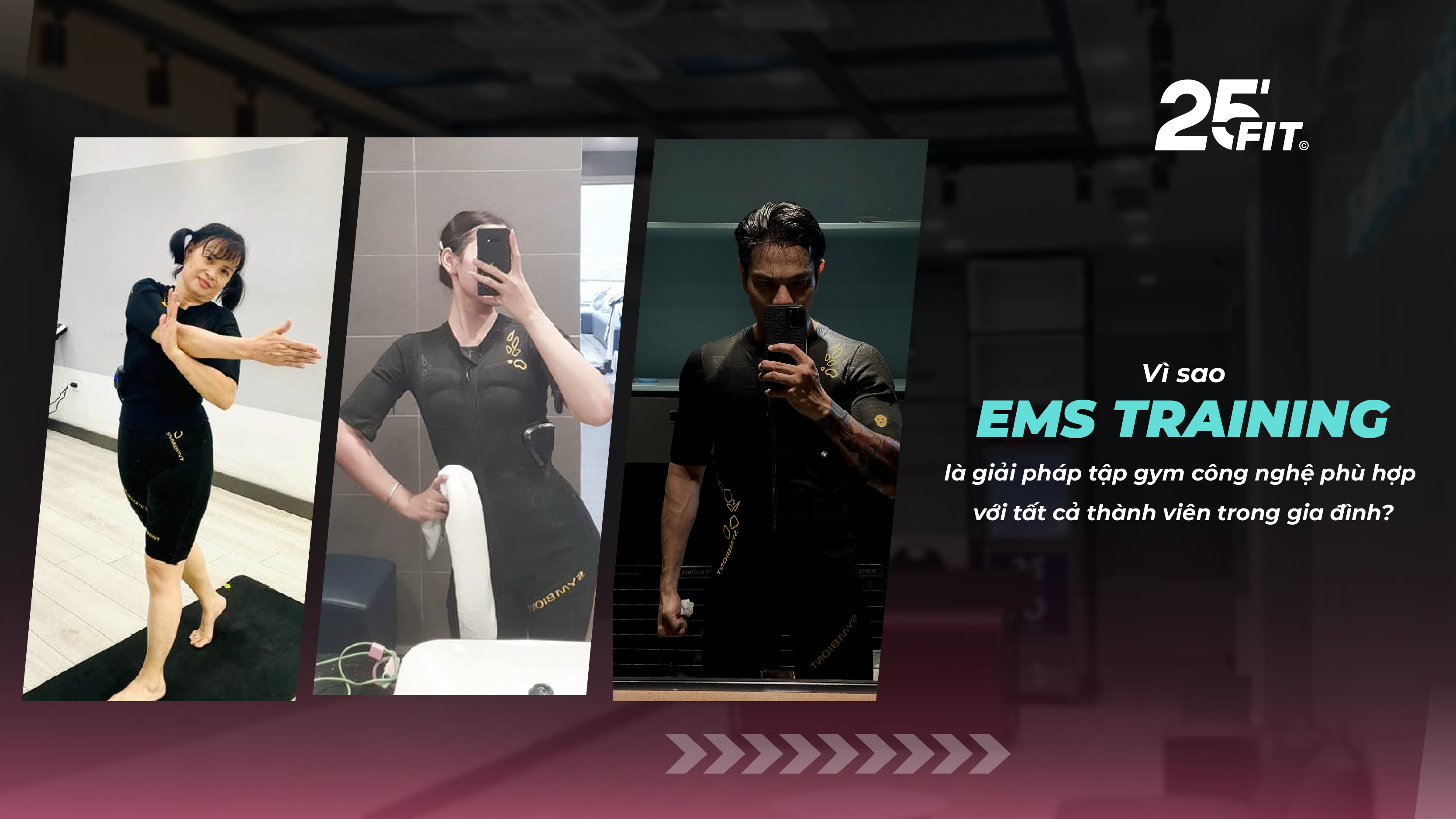 Vì sao EMS Training là giải pháp tập gym công nghệ cho cả gia đình?