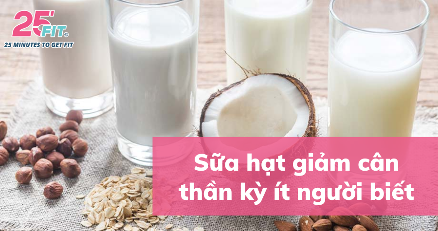 Sữa hạt giúp giảm cân, tốt cho sức khoẻ ít người biết